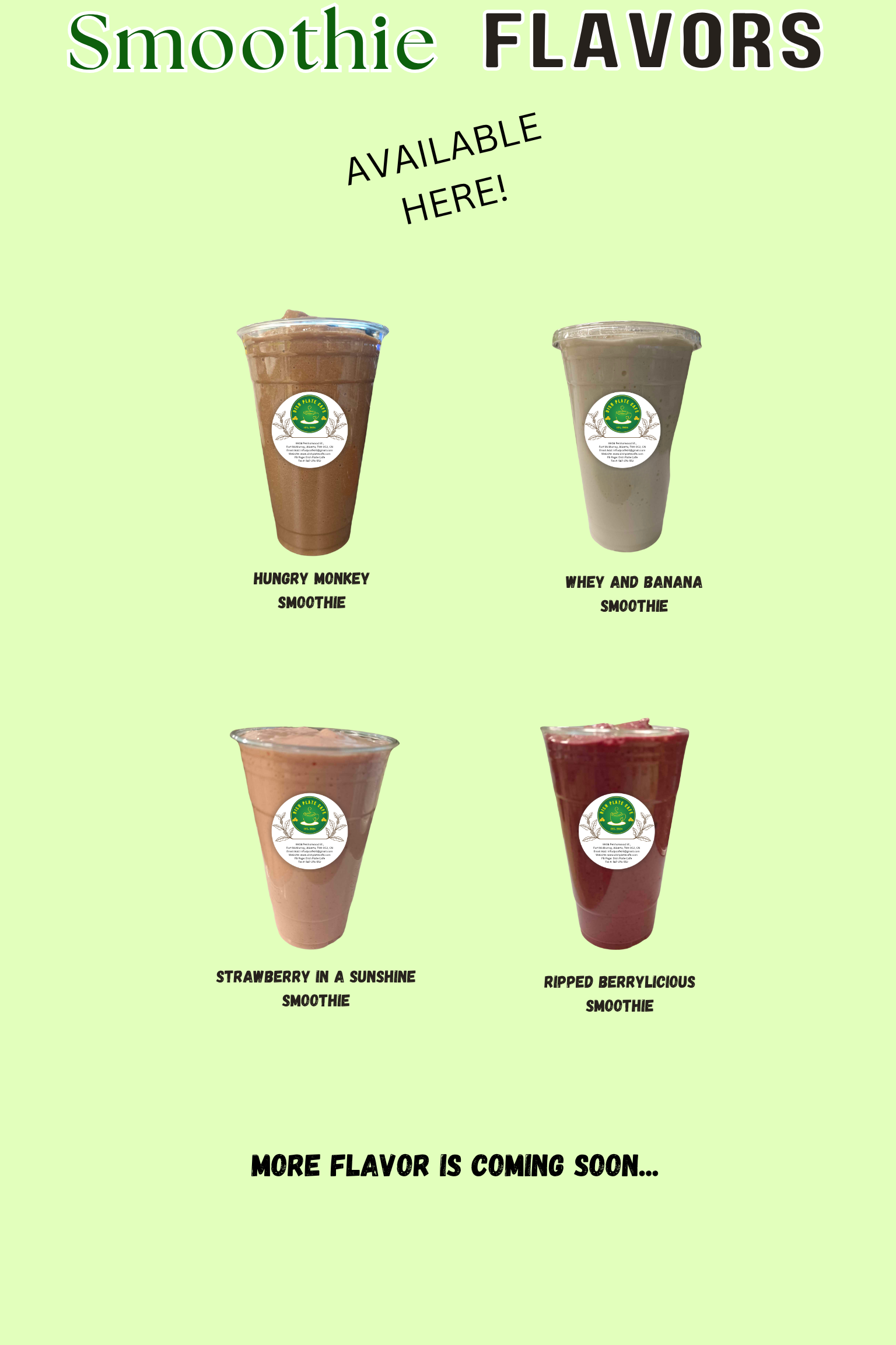 Smoothies